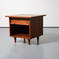 George Nakashima ORIGINS Nightstand , Table - Sold for $1,536 on 10-26-2024 (Lot 116).jpg